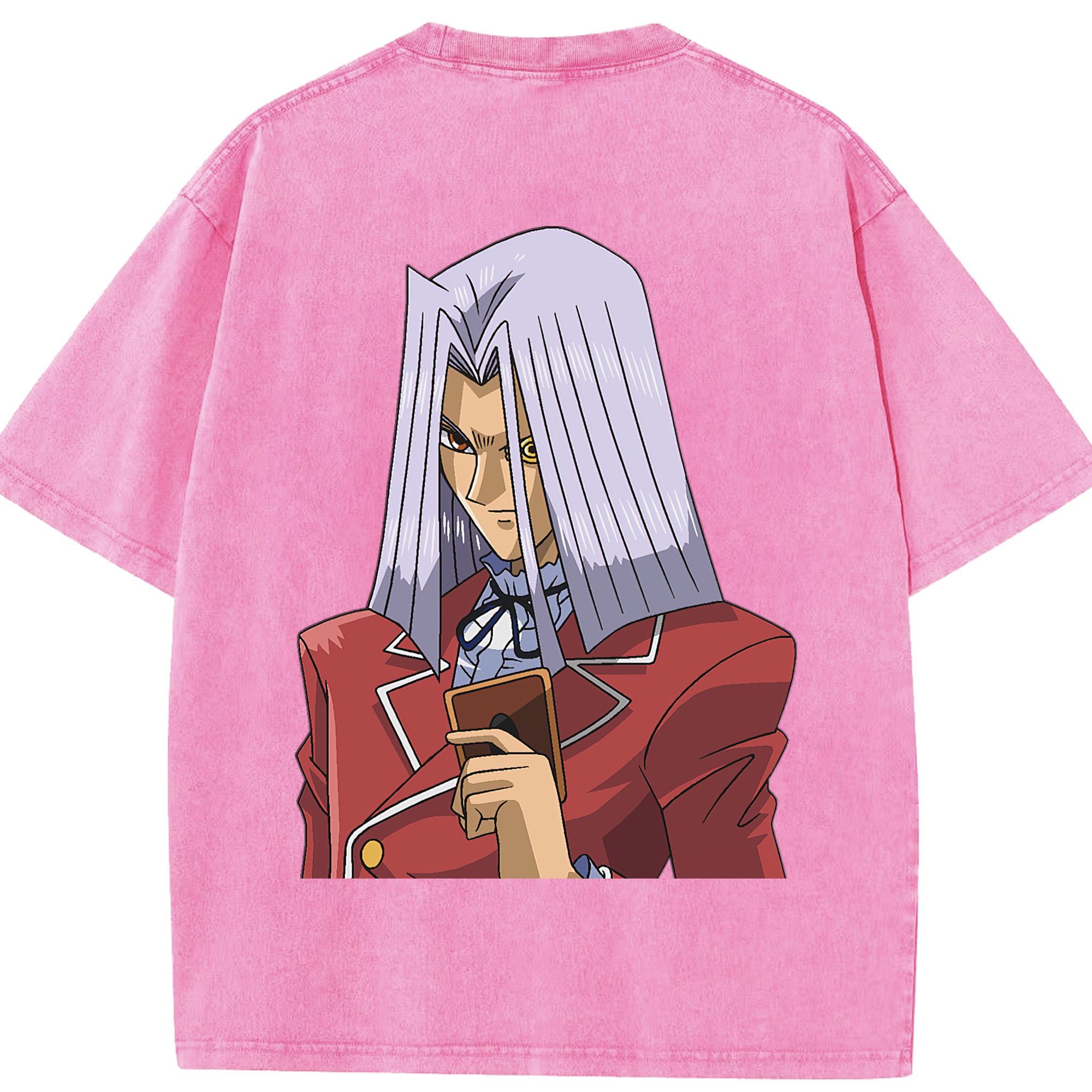 （画像用） 遊☆戯☆王 Yu-Gi-Oh! 綿100% ヴィンテージ風 半袖Tシャツ（背面プリント）